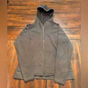 Men's Champion Charcoal Grey Full-Zip Hoodie Jacket Size M